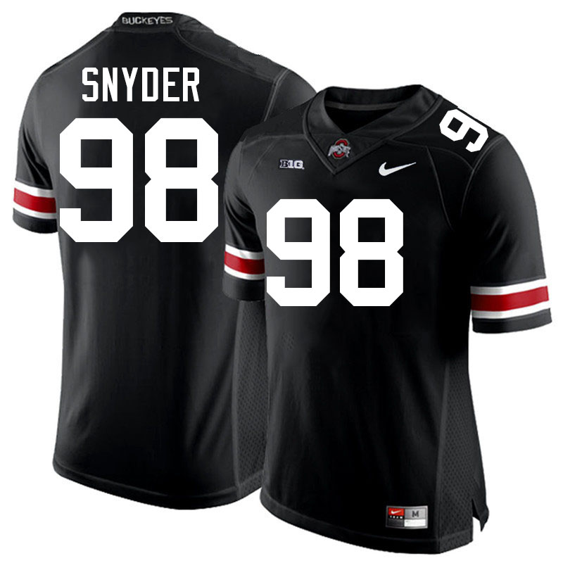 Austin Snyder Ohio State Buckeyes Jersey College Football Uniforms-Black